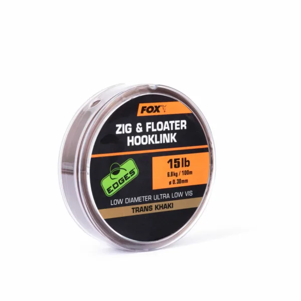 Fox EDGES™ Zig & Floater Hooklink 15lb 0,30mm 100m (CML170)