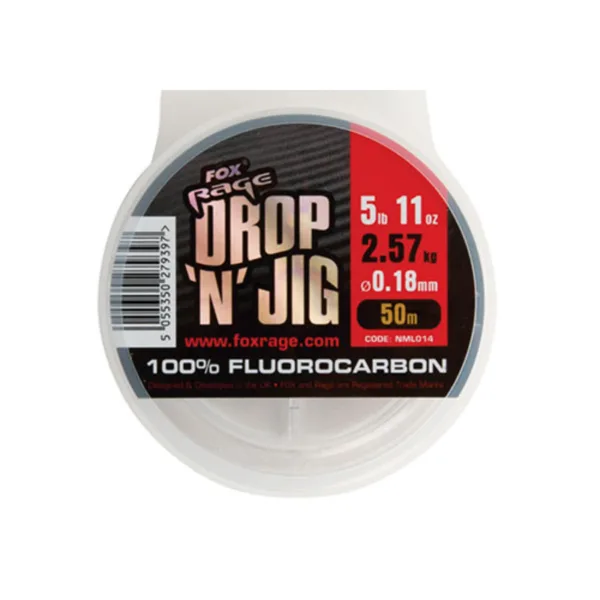 Fox Rage Drop & Jig Flurocarbon 0.20mm 3.08kg 50m (NML015)