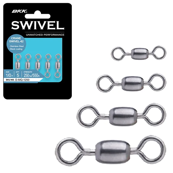 BKK Crane Swivel-62 čelične virble za ribolov