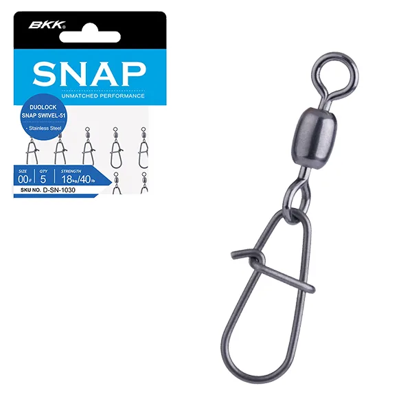 BKK Duo Lock Snap Swivel virbla sa kopčom