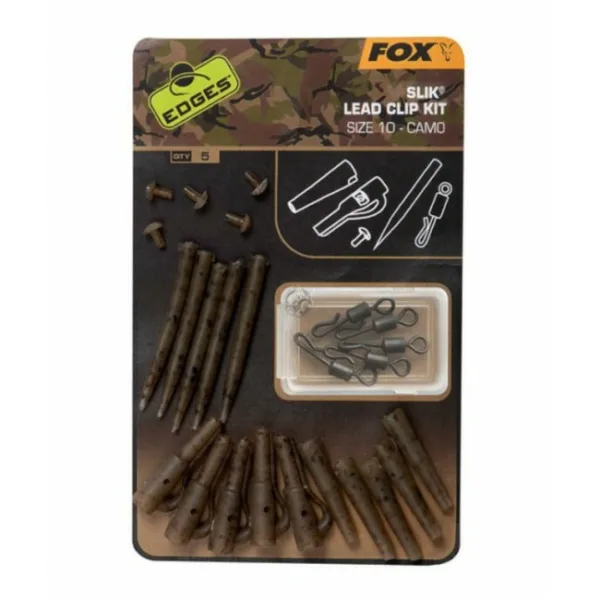 Fox Edges Camo Slik lead clip kit size 10 x 5 (CAC779)