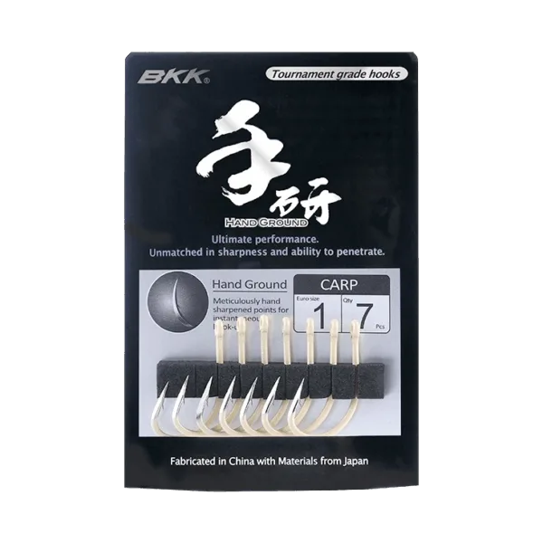 BKK Carp Hook Hand Ground šaranske udice za ribolov