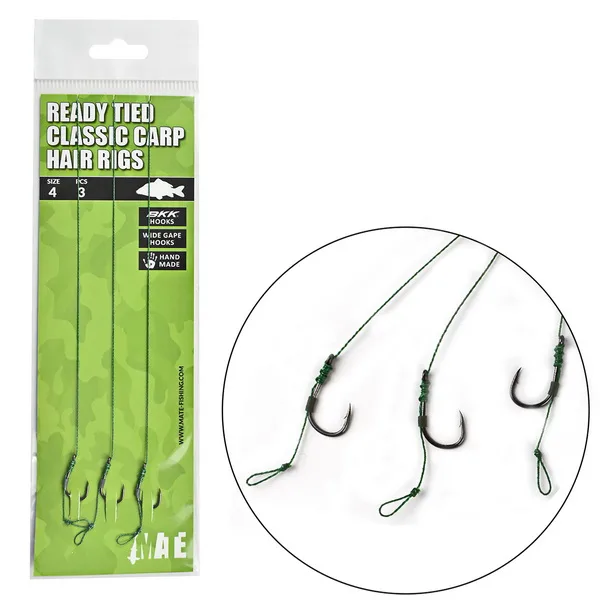 MATE Ready Carp Rigs Wide Gape 3kom vezane udice