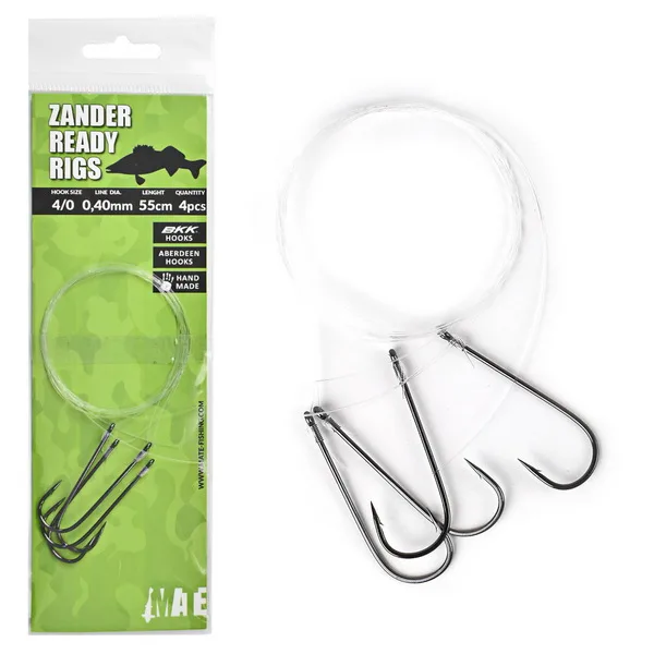 MATE Ready Rigs Zander Aberdeen 4kom vezane udice