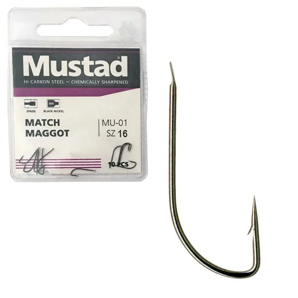 Mustad MU01 10kom Match Maggot udice