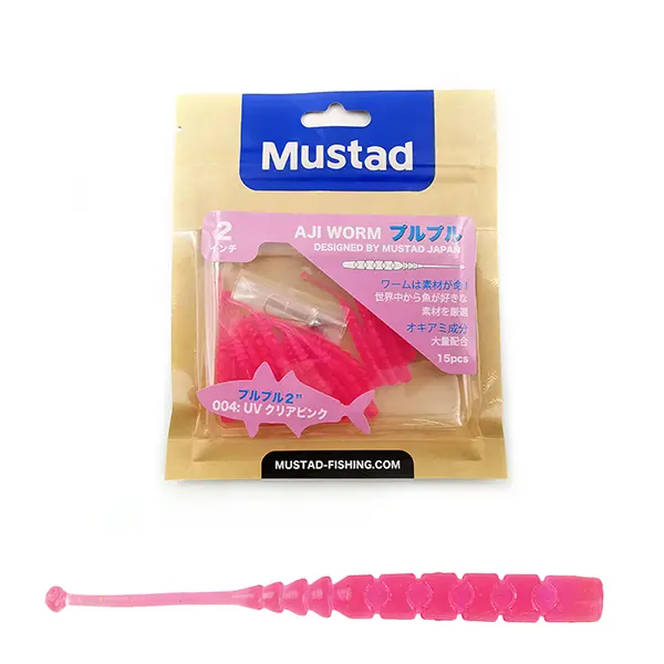 Mustad Aji Worm Plu Plu 5cm 15kom