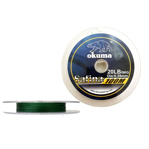Okuma Safina Braid Green 100m 0.50mm 4nitna struna za ribolov