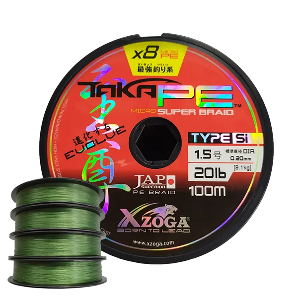 Xzoga Braid x8 Taka PE 100m struna
