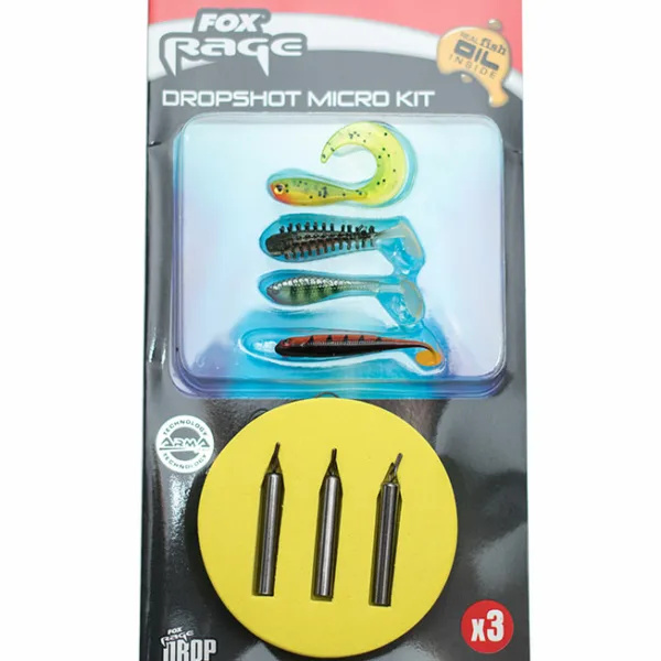 Fox Rage Dropshot Micro Kit 1m 7g sz8 3kom (NRR027)