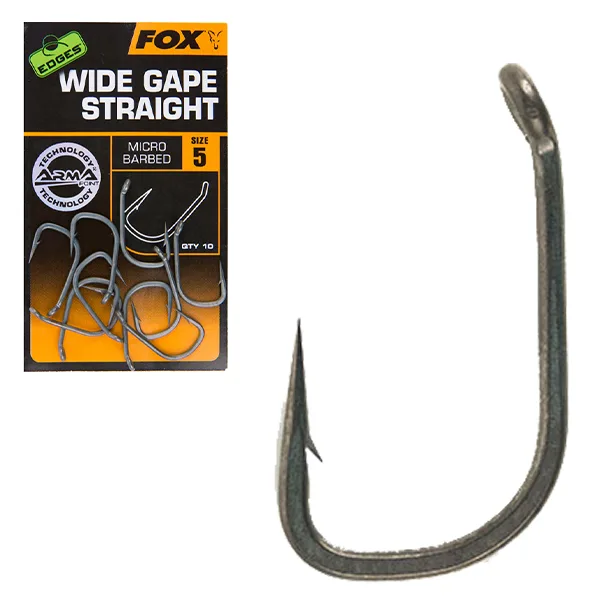 Fox EDGES™ Wide Gape Straight - Size 7 (CHK178)