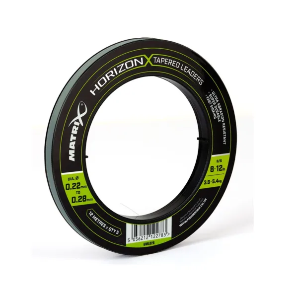 Matrix Horizon X Tapered Shock Leader 8lb x 5 (GML026)