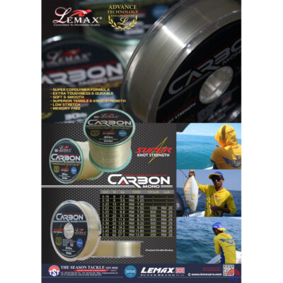 Lemax Line CARBON MONO 400m 0.40mm 40lb
