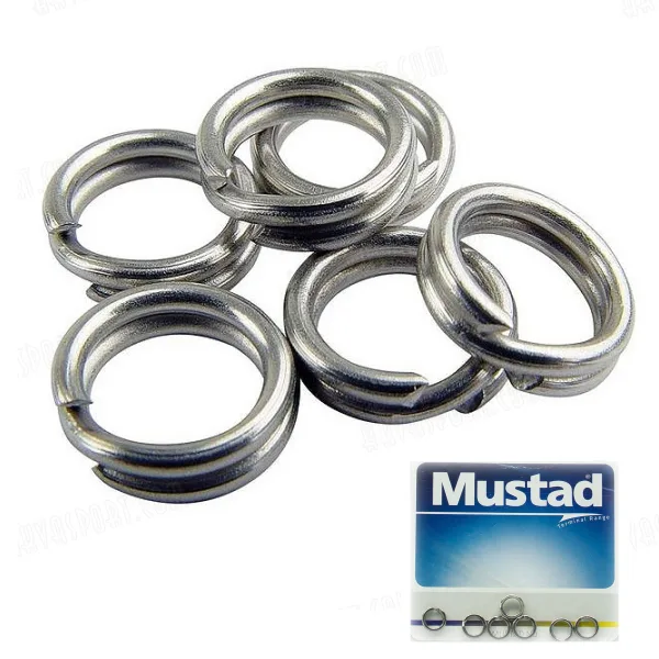 Mustad Round Split Ring 6,7mm split ringovi