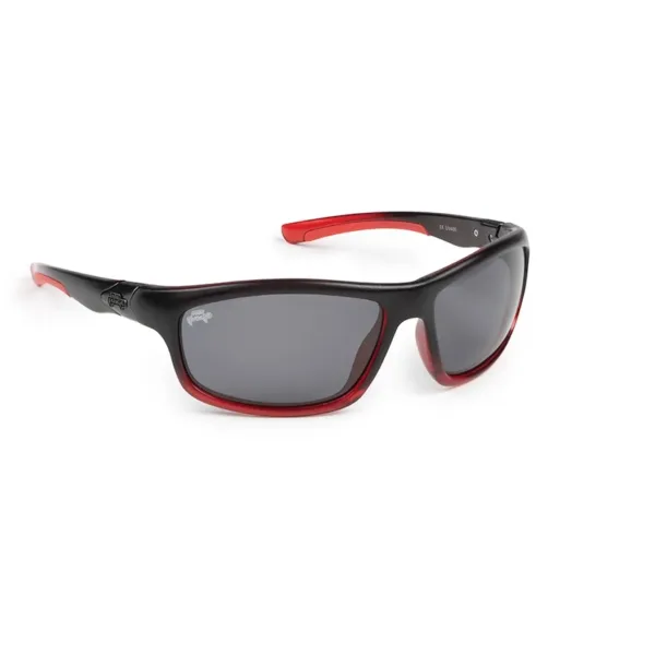 Fox Rage Trans red/Blk Sunglass Grey lense (NSN008)