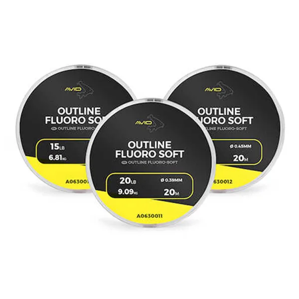 AVID CARP OUTLINE FLUORO-SOFT 20M 15LB (A0630010)