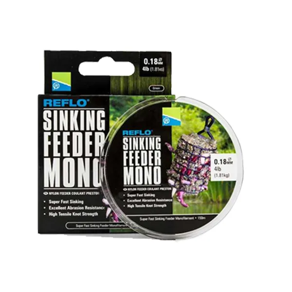 Preston Reflo Sinking Feeder Mono 150m 0.18mm (PSFM/18)