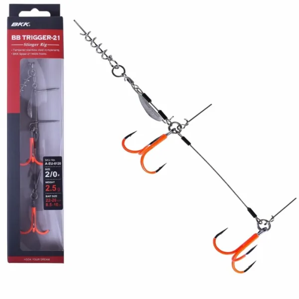 BKK BB Trigger-21 UVO (Stinger rig) #4/0 1kom