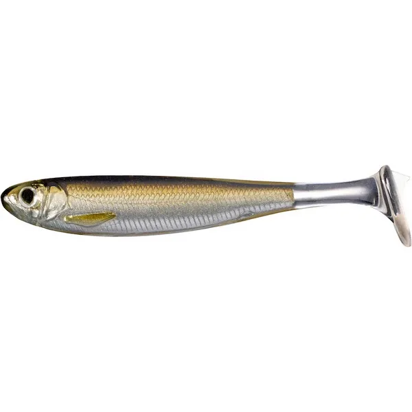 LiveTarget Slow-Roll Shiner (Paddletail) Silver Brown 125mm 3kom (SRS125SK934)