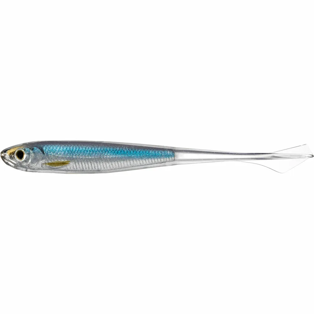 LiveTarget Ghost Tail Minnow (Dropshot Bait) Silver Blue 95mm 4kom (GTM95SK201)