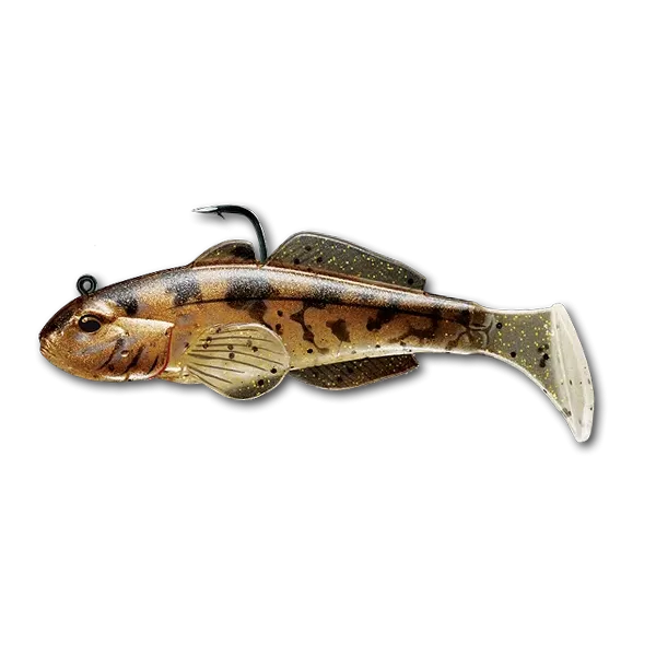 LiveTarget Goby Paddle Tail Natural Bronze  90mm 21gr 3kom (GOB90PT601)