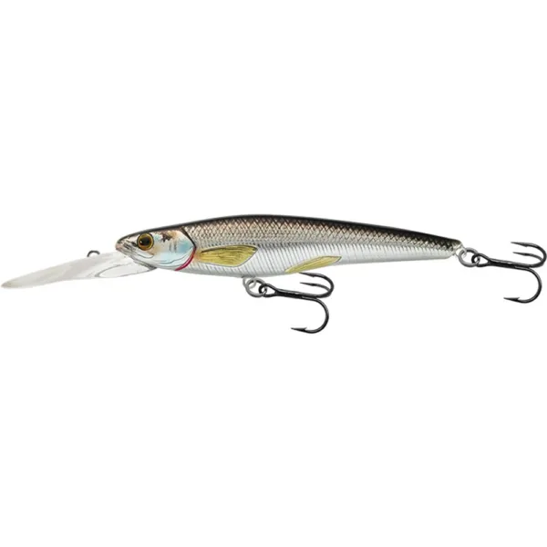 LiveTarget Rainbow Smelt Deep Silver Black 70mm 3.5g (RS70D202)