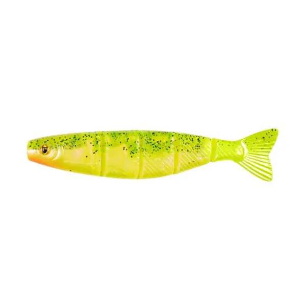 Fox Rage Pro Shad JOINTED 14cm UV Lemon Tiger (NPS035)
