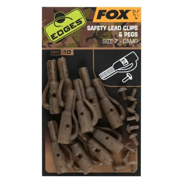 Fox Edges Camo Lead Clip & Pegs #7 (CAC807)