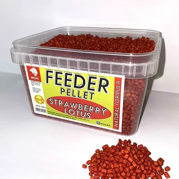 MELEG Feeder Pellet 800g – Strawberry Lotus