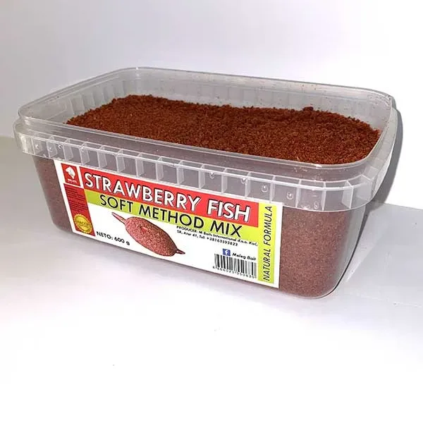 MELEG Soft Method Mix 600g – Strawberry Fish