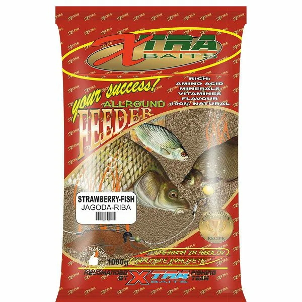 Xtra Feeder Strawberry Fish 1kg