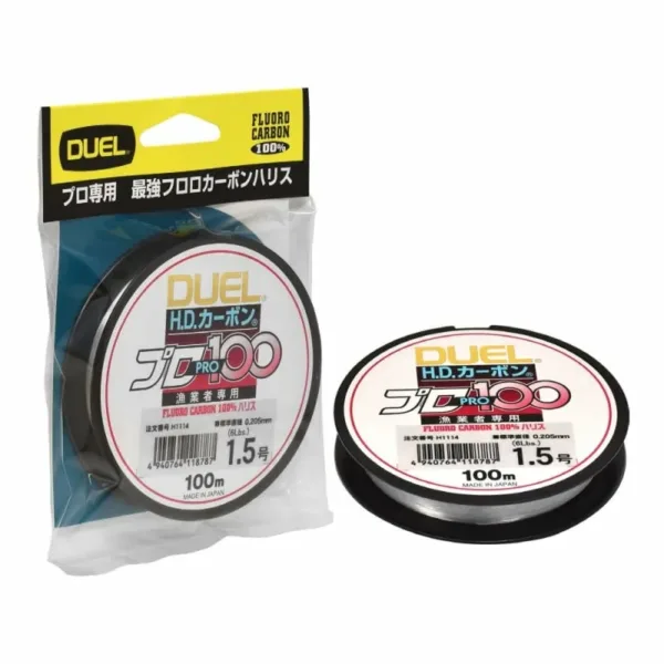 DUEL H.D. Carbon PRO100S Fluoro 100% 100m Made in Japan