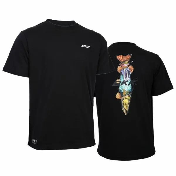 BKK Short Sleeve Casual Shirt - Brand values Pike - Black #L