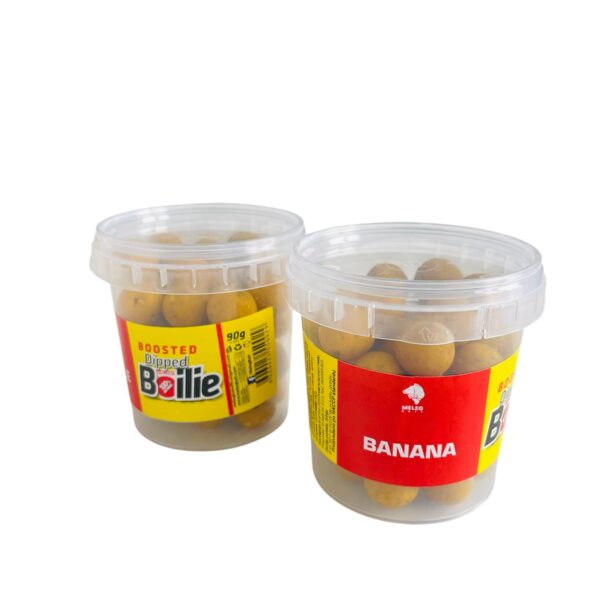 MELEG Boosted Dipped Boilie 90g - Banana