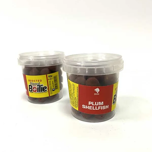 MELEG Boosted Dipped Boilie 90g - Plum Shellfish