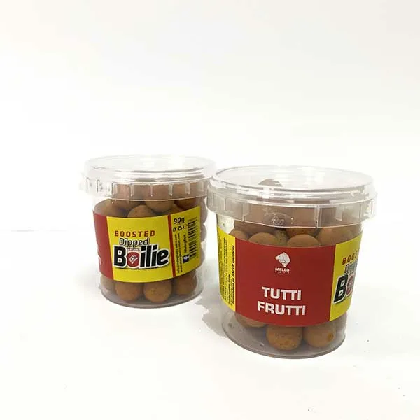MELEG Boosted Dipped Boilie 90g - Tutti Frutti