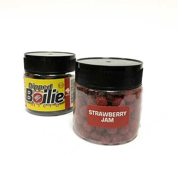 MELEG Boosted Dipped Boilie 90g - Starwberry Jam