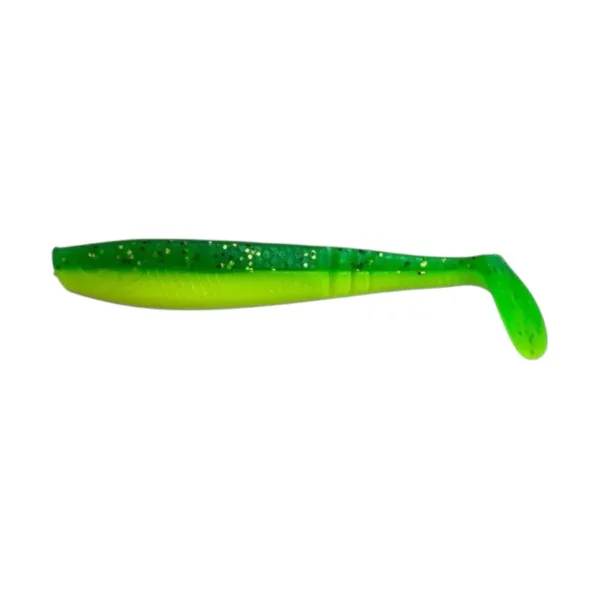 CL9121 Cline Thin Shad Paddletail 6.5cm UV Green/Lime Silikonsk varalice