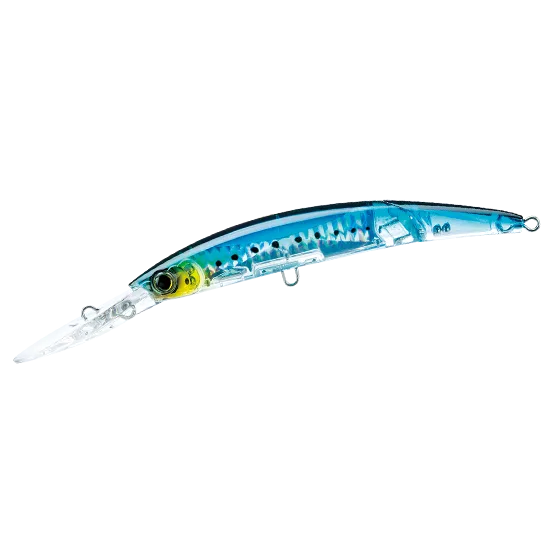F1155-GHIW YO-ZURICRYSTAL 3D MINNOW DEEP DIVER JOINTED 130mm-GHIW