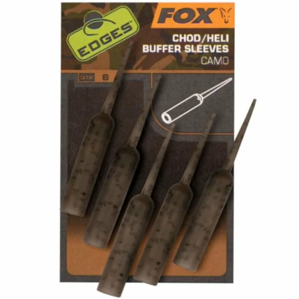 CAC781 Fox Edges Camo Naked Chod/Heli Buffer Sleeves