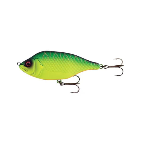 NHL398 Fox Rage Hitcher Jerk & Twitch 80mm lipless sinking - UV Fire Tiger