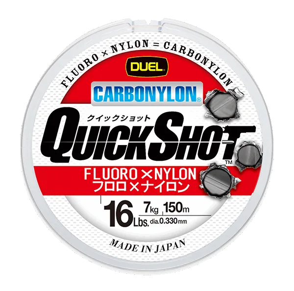 H3466 DUEL QUICK SHOT CN CARBONYLON 150m 8Lbs/4.0Kg (0.235mm)