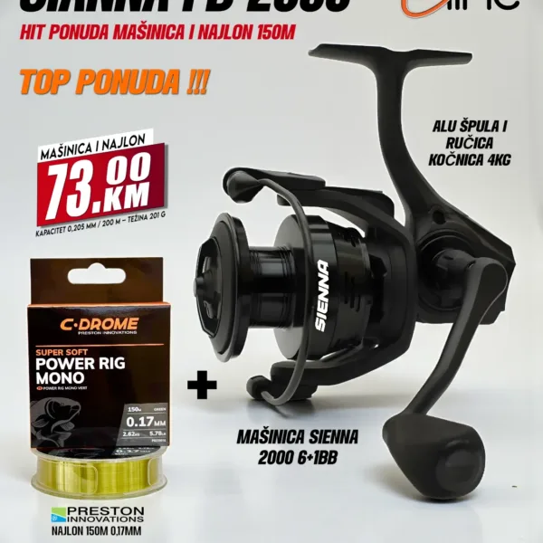 Mašinica + najlon – spremno za ribolov