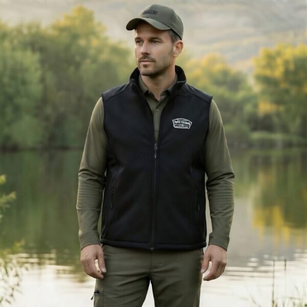 MT12231 MATE SHEEL&FLEECE VEST BLACK M