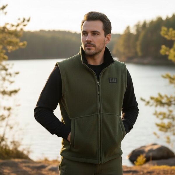 MATE Fleece Vest Green #M